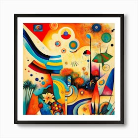 Abstract Painting 21 Art Print