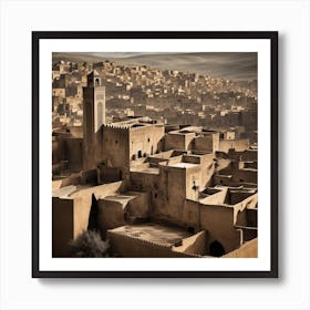 Old Moroccan City Art Print