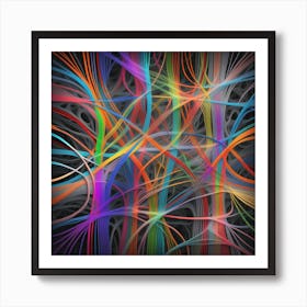 Abstract Fractal Art 11 Art Print