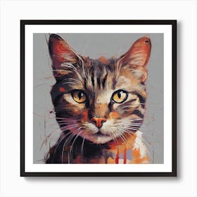 Cat Canvas Print Art Print