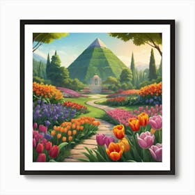 Tulip Garden 3 Art Print