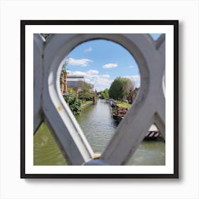 View Of The River Thames In Oxford Art Print