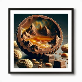 Chocolate And Peanuts Art Print