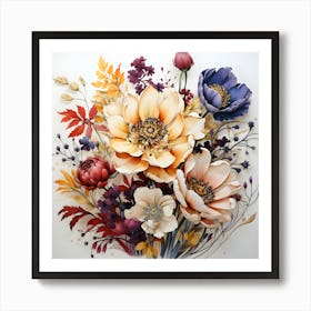 Pastoral Petal Harmony Art Print