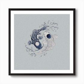 Koi Fish Art Print