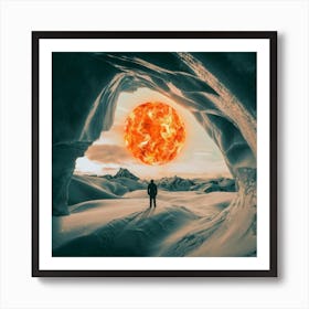 Sun In The Cave Art Print