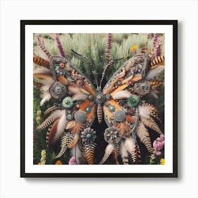 Native American Butterfly Art 3 Art Print