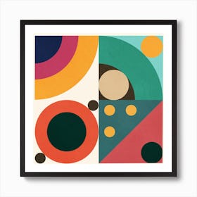 Round Flow No 2 Art Print