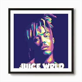 Juice Wrld Wpap Art Print