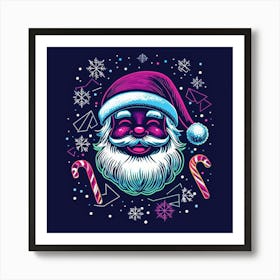 Santa Claus.Generated AI. Wall Art Print 1 Affiche