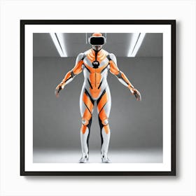 Futuristic Man 125 Art Print