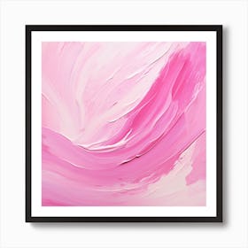 Abstract Pink Painting Art Print