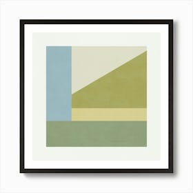 Minimalist Abstract Geometries - Vb02 Art Print