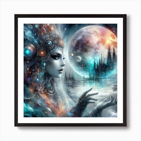 Ethereal Woman Art Print