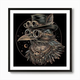 Steampunk Bird 21 Art Print