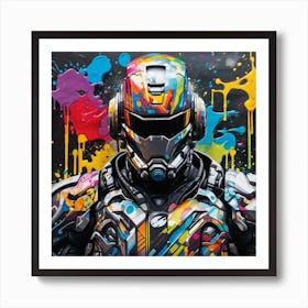 Splatter Paint 2 Art Print