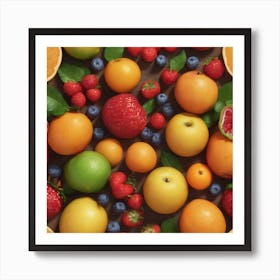 Fruit Stock Videos & Royalty-Free Footage Art Print