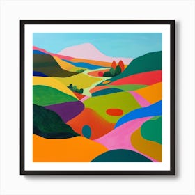 Abstract Travel Collection Equatorial Guinea 2 Art Print