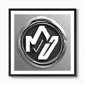 M Logo Art Print