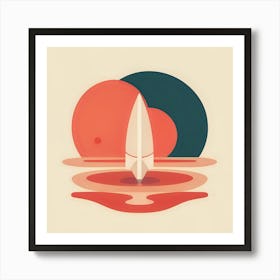 Sailboat In The Water Art Print