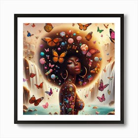 AfroQueen Art Print