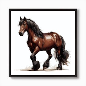 Horse Painting 1 Art Print