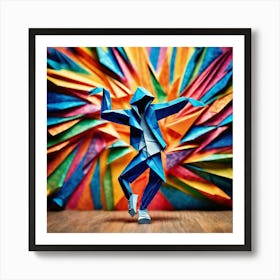 Origami Dancer 124 Art Print