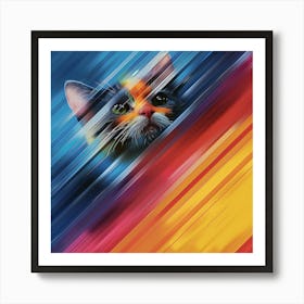 Cat In Space Art Print