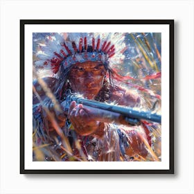 Indian Warrior 1 Art Print