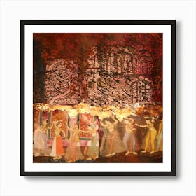 Asian Dancers Art Print