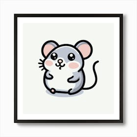 Cute Mouse Art Print