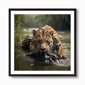 Jaguar In The Jungle Art Print