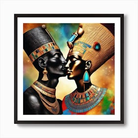 Divine Melanin Love 222 Art Print