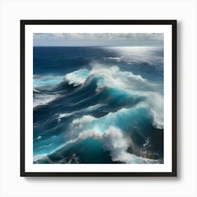 Ocean Waves 1 Art Print