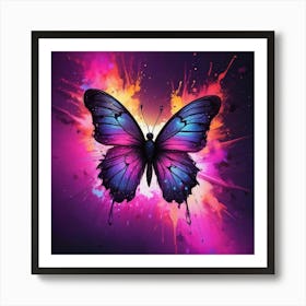 Butterfly Painting 322 Art Print