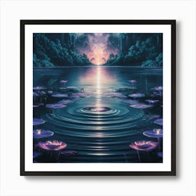 Water Lilies 19 Art Print