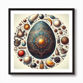 Easter Egg 9 Art Print