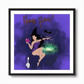 Hocus-pocus babe Art Print