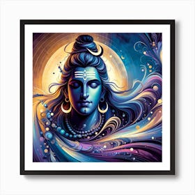Lord Shiva 9 Art Print