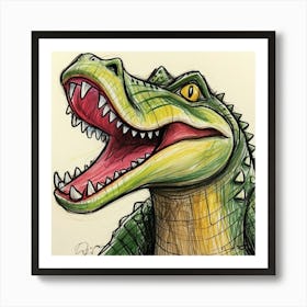 Alligator 9 Art Print