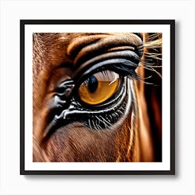 Eye Of A Horse 14 Art Print