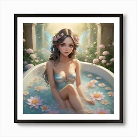 Fairy Bath 1 Art Print