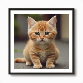 Cute Kitten Art Print