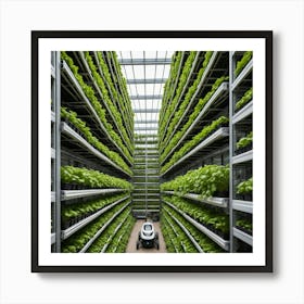 Futuristic Greenhouse Art Print