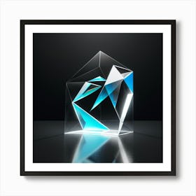 Glass Cube Art Print