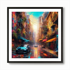 Urban Street Art Art Print