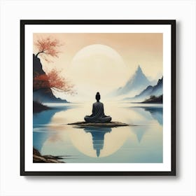 Buddha Meditation Art Print