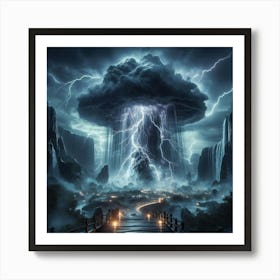 Lightning Storm 18 Art Print