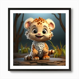 Tiger Cub 13 Art Print