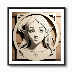 Zelda Elf Art Print